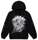Sp5der OG Web Hoodie Black