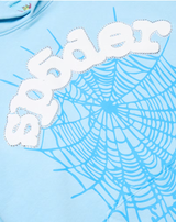 Sp5der Web Hoodie Sky Blue