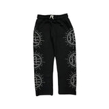 Mixed Emotion - Eclipse Black Rhinestone Sweats