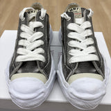 Maison Mihara Yasuhiro Hank OG Sole Brushed Shrink Leather Low Black White - Pre-Owned