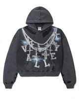 Vale Forever Big Chain Black Hoodie