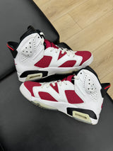 Jordan 6 Retro Carmine (2021) (PREOWNED NO BOX)