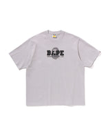 Bape Graffiti Logo Relaxed Fit Tee Grey