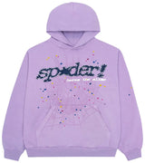 Sp5der Acai Hoodie Purple