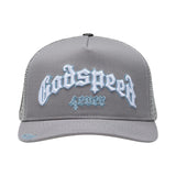 Godspeed Forever Trucker Hat Cool Grey