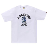 Bape Camo Go Ape Pointer College Tee White