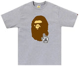Bape Online Tee Grey