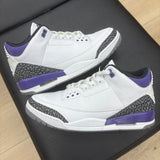Jordan 3 Retro Dark Iris - No Box - Pre-Owned