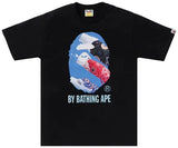 BAPE Carp Photo By Bathing Ape Tee 'Black'