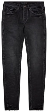 PURPLE BRAND Inside Out Frayed Skinny Jeans 'Black'