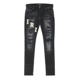 Amiri Vintage Black Varsity Jean