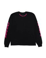 Chrome Hearts Neck Logo Long sleeve Black/Pink