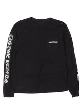 Chrome Hearts Scroll Logo Long sleeve Black/White