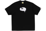 BAPE Graffiti Ape Head Logo Relaxed Fit Tee Black