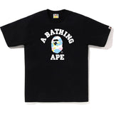 Bape Multi Camo College Tee Black