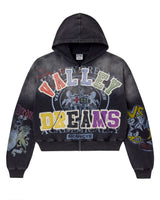 Vale Forever Blasted Zip Up Hoodie