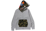 BAPE Shark Full Zip Hoodie Gray