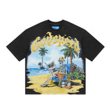 Godspeed Skeleton Beach II T-Shirt Grey Black