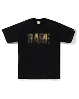 A Bathing Ape Map Camo Stencil T-Shirt Black