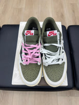 Jordan 1 Retro Low OG SP Travis Scott Medium Olive- Pre-Owned