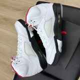 Jordan 5 Retro Fire Red Silver Tongue (2020) - Replacement Box - Pre-Owned