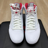 Jordan 5 Retro Fire Red Silver Tongue (2020) - Replacement Box - Pre-Owned