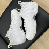 Nike Air Foamposite One Triple White - No Box & Right Insoles - Pre-Owned