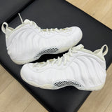Nike Air Foamposite One Triple White - No Box & Right Insoles - Pre-Owned