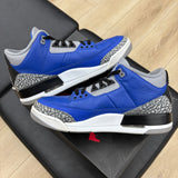 Jordan 3 Retro Varsity Royal Cement - Pre-Owned