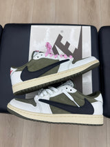 Jordan 1 Retro Low OG SP Travis Scott Medium Olive- Pre-Owned