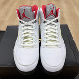 Jordan 5 Retro Fire Red Silver Tongue (2020) - Pre-Owned