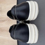 Rick Ownes Woman's Concordians Vintage Low ''Black Milk'' - Pre-Owned