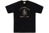 BAPE High Tone Bleach General Made Tee Black
