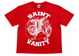 Saint Vanity Griffin Red & White Tee