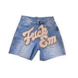 FuckEm Jean Shorts Brown
