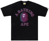 BAPE Glitch Art College Tee 'Black'