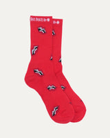 Chrome Hearts Matty Boy Chomper Socks Red