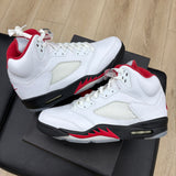 Jordan 5 Retro Fire Red Silver Tongue (2020) - Replacement Box - Pre-Owned