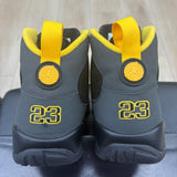 Jordan 9 Retro Dark Charcoal University Gold - Pre-Owned