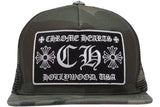 Chrome Hearts Camo Hollywood Trucker Hat