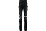 Amiri Bounce Jeans Black Od Light Blue