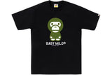 BAPE College Monogram Baby Milo Tee Black/Green