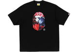 BAPE Photo Print Ape Head Relaxed Fit Tee Black