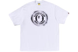 Bape Spray Print Busy Works Relaxed Fit White