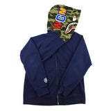 Bape Camo Shark Hoodie Navy/Green