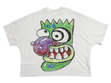 Billionaire Studios Hypno Eggplant White Tee