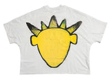 Billionaire Studios Yellow Logo Tee White