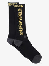 Chrome Hearts CH Logo Socks Black/Yellow