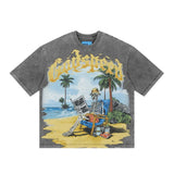 Godspeed Skeleton Beach II T-Shirt Grey Wash