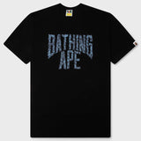 A Bathing Ape Wild Leopard Pattern NYC Logo Tee Black/Navy